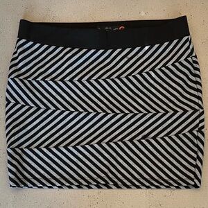 G by Guess striped mini skirt